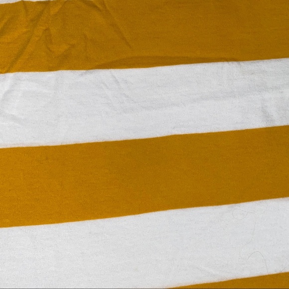 NEW Pacsun Tank Top Yellow White Summer Striped - Picture 3 of 4
